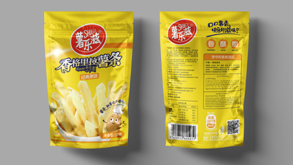 薯乐滋薯条品牌包装设计 让美味在指尖跃动